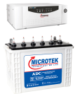 Microtek Super Power 1100 Inverter With Microtek Dura Long MTK1502424LT 150Ah